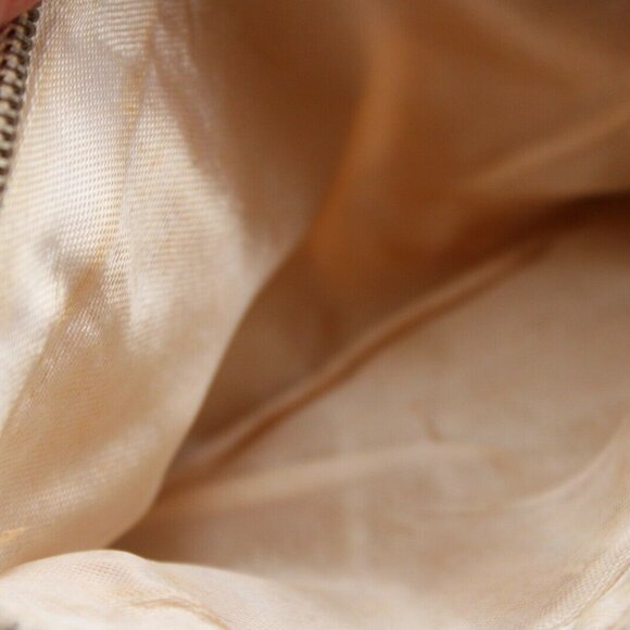 Vintage 1940s Beaded Clutch Purse Covered In Faux Pearls - Picture 6 of 9